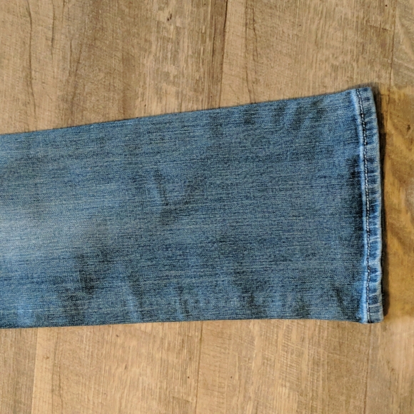 COWGIRL TUFF Sonora bootcut blingy Aztec embroidered blue jeans JS0N0R sz 24x33L - Picture 9 of 15